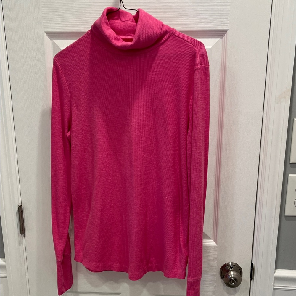 “2for$12” 🔥GAP Vibrant Pink Turtleneck